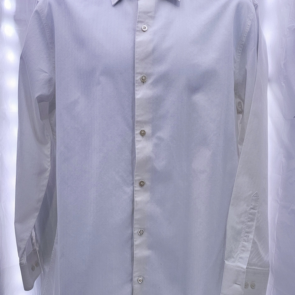 Marc Anthony Slim Fit Long Sleeve 100% Cotto Men's Dress Shirt, Large.